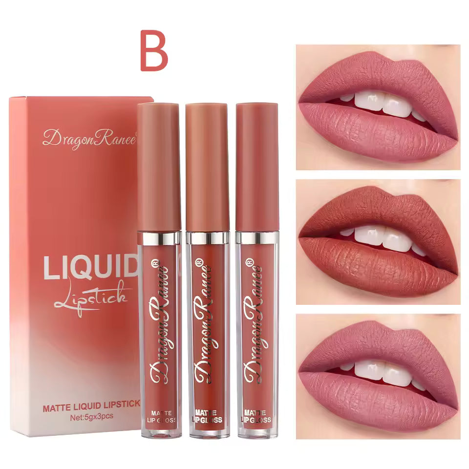 3-Piece Matte Lip Gloss Kit