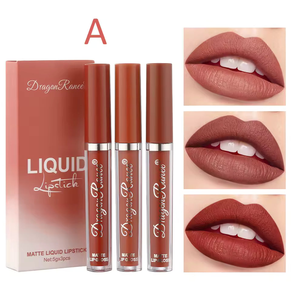 3-Piece Matte Lip Gloss Kit